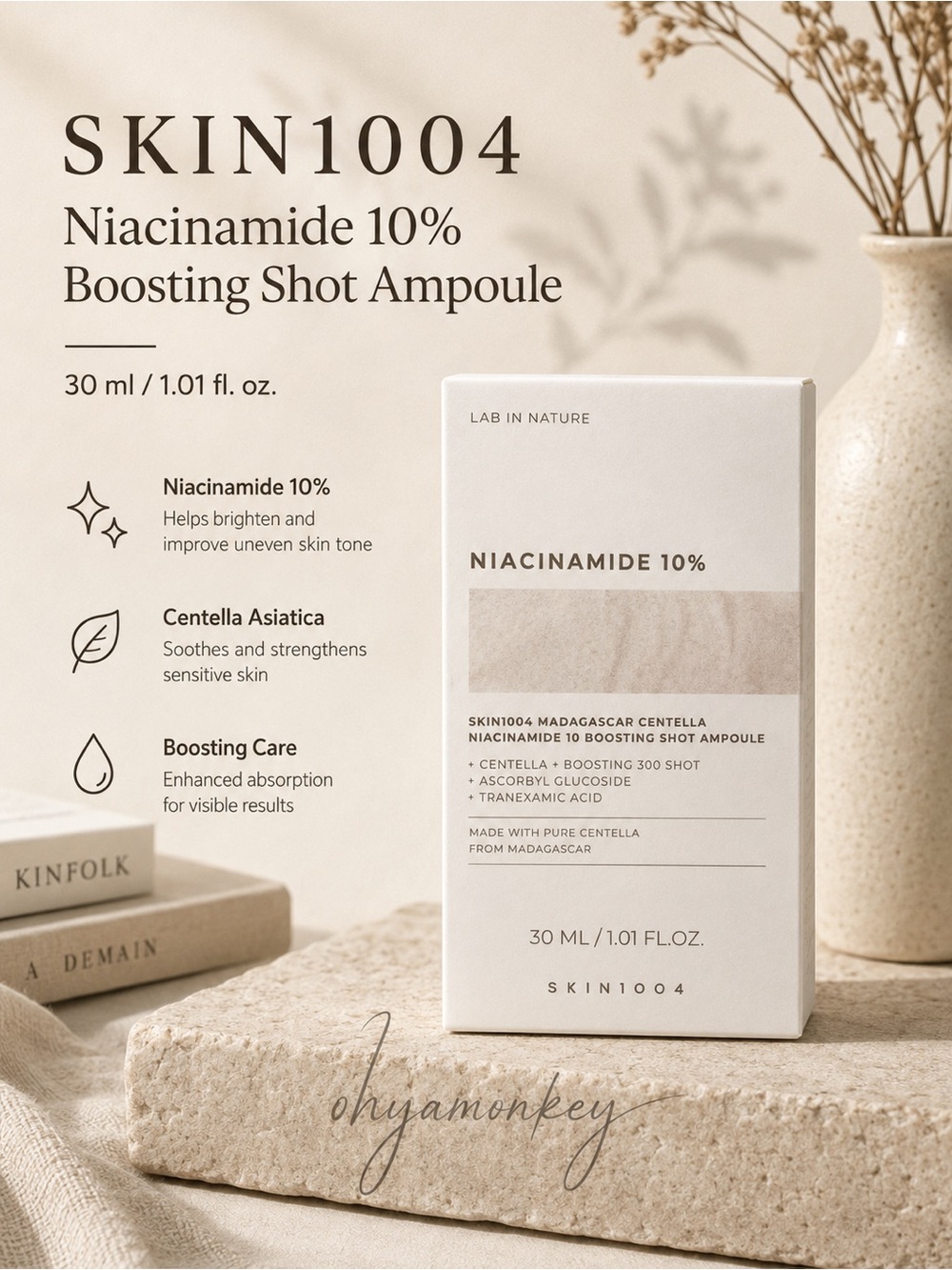 Skin1004 Niacinamide 10% Boosting Shot Ampoule $22